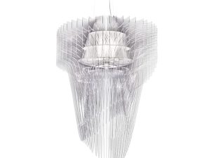 Φωτιστικό Οροφής Κρεμαστό Aria Large 70×115 Transparent Slamp