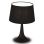 Φωτιστικό Επιτραπέζιο London 110554 23,5×36,5cm 1xE27 60W Black Ideal Lux