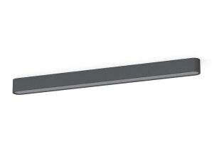 Φωτιστικό Οροφής-Πλαφονιέρα Soft 7533 95x6cm LED 16W Graphite Nowodvorski