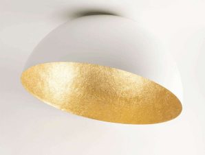 Φωτιστικό Οροφής – Πλαφονιέρα Sfera 70 32464 Φ70cm 1xE27 60W White-Gold Sigma Lighting
